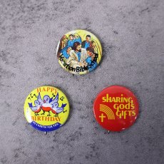 画像2: VINTAGE 缶バッジ&ピンズ セット (2)
