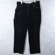 画像1: 太畝 コーデュロイパンツ BLACK SIZE52 (1)