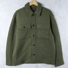 画像1: Eddie Bauer ウールシャツジャケット M (1)