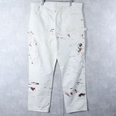 画像2: Dickies ペンキペイント コットンペインターパンツ W38 (2)
