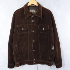 画像1: GAS JEANS フェイクスエードジャケット M (1)