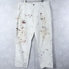 画像1: Dickies ペンキペイント コットンペインターパンツ W38 (1)