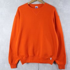 画像2: 90's RUSSELL ATHLETIC USA製 "ASPLUNDH" 前V プリントスウェット M (2)