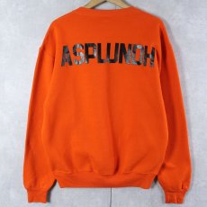 画像1: 90's RUSSELL ATHLETIC USA製 "ASPLUNDH" 前V プリントスウェット M (1)