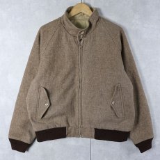 画像1: 70's Woolrich USA製 リバーシブル ウール×ポリエステルジャケット L (1)