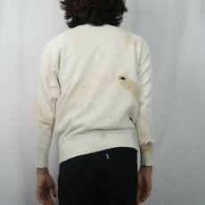 画像3: 50's PENNEY'S 脇下三角ガゼット 無地スウェット S (3)