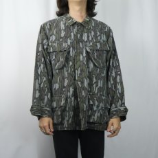 画像2: 90's MILITAIRE BY WORLD FAMOUS トレバークカモ柄 ハンティングジャケット L (2)