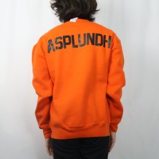 画像4: 90's RUSSELL ATHLETIC USA製 "ASPLUNDH" 前V プリントスウェット M (4)
