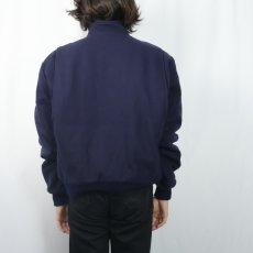 画像3: 80's Woolrich USA製 チェック柄ライナー メルトンウールジャケット NAVY M (3)