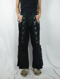 画像2: TRIPP NYC ボンテージ カーゴパンツ BLACK W28-31 (2)