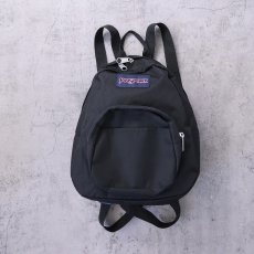 画像1: JANSPORT ミニバックパック BLACK (1)
