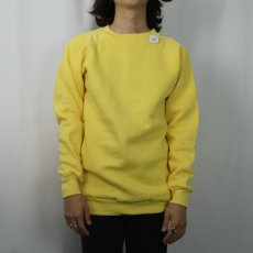 画像2: 80's DISCUS USA製 無地ラグランスウェット DEADSTOCK M (2)