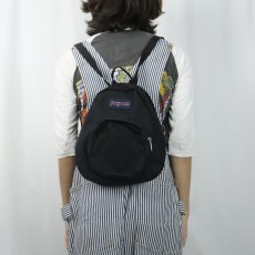画像2: JANSPORT ミニバックパック BLACK (2)