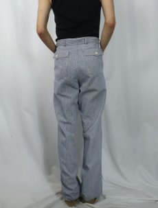 画像3: 90's D-C-ONE CANADA製 ヒッコリーストライプ コットンベイカーパンツ W36 (3)