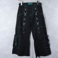 画像1: TRIPP NYC ボンテージ カーゴパンツ BLACK W28-31 (1)