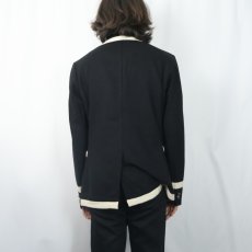 画像3: Ralph Lauren RUGBY ウールテーラードジャケット BLACK SIZE36 (3)