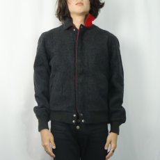 画像2: 80's Woolrich チェック柄ライナー ウールジャケット (2)