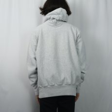 画像3: 90's REVERSE WEAVE TYPE "NAVY" プリントスウェットフーディー (3)
