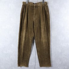 画像1: 90's POLO Ralph Lauren USA製 2タック コーデュロイパンツ W32 (1)
