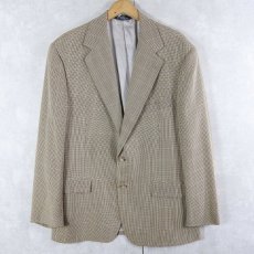 画像1: 80's POLO Ralph Lauren USA製 グレンチェック柄 ウールテーラードジャケット  (1)