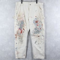 画像1: Dickies ペンキペイント コットンペインターパンツ W39 (1)