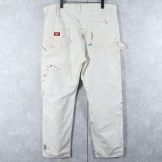 画像2: Dickies ペンキペイント コットンペインターパンツ W39 (2)