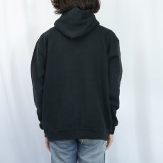 画像3: 80's RUSSELL ATHLETIC USA製 "CINCINNATI" プリントスウェットフーディー BLACK L (3)