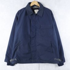 画像1: 90's U.S.NAVY "A-2 アラミド" ノーメックス デッキジャケット LARGE (1)