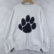 画像2: 90's RUSSELL ATHLETIC USA製 "HIGH COTTON" 前V バックプリントスウェット XL (2)