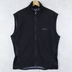 画像1: 2000's Patagonia シンチラフリースベスト BLACK L (1)
