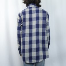 画像3: 70〜80's FROSTPROOF USA製 ブロックチェック柄 ヘビーネルシャツ  (3)