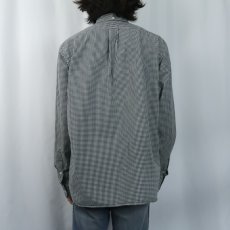 画像3: Ralph Lauren ギンガムチェック柄 コットンボタンダウンシャツ L (3)