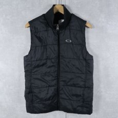 画像1: OAKLEY 中綿入り ポリエステルベスト BLACK S (1)