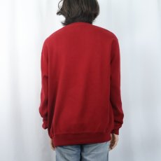 画像3: POLO Ralph Lauren ロゴ刺繍 前V コットンニットセーター L (3)