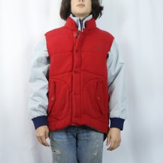 画像2: POLO Ralph Lauren ロゴ刺繍 中綿入り ベスト L (2)