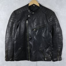画像1: 70's シングルライダースジャケット SIZE52 (1)