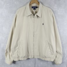 画像1: POLO GOLF Ralph Lauren チンスト付き ポリエステルスイングトップ XL (1)