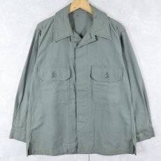 画像1: 50's U.S.AIR FORCE ユーティリティシャツ  SIZE16×32  (1)