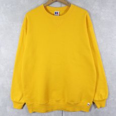 画像1: 90's RUSSELL ATHLETIC USA製 前V 無地スウェット XL (1)