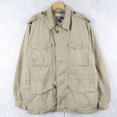 画像1: POLO Ralph Lauren "M-43TYPE" キルティングライナー フィールドジャケット XL (1)