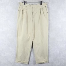 画像1: 90's Brooks Brothers ITALY製 2タックコットンスラックス W30 (1)