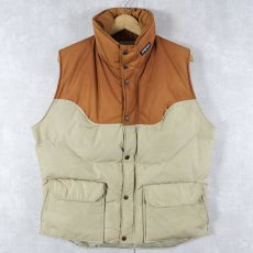 画像1: 70〜80's JANSPORT ウエスタンダウンベスト M (1)