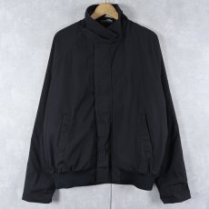 画像1: 90's U.S. NAVY ユーティリティジャケット BLACK LARGE-REGULAR (1)