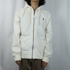画像2: POLO Ralph Lauren ロゴ刺繍 スウェットジップパーカー L (2)