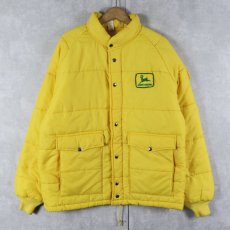 画像1: 70〜80's 中綿入り ナイロンレーシングジャケット L (1)