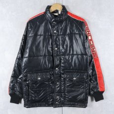 画像1: 70〜80's REDLINE 中綿入り ナイロンレーシングジャケット BLACK S (1)