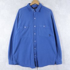 画像1: 90's Patagonia USA製 スナップボタン フリースシャツ XL (1)
