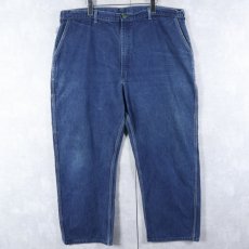 画像1: 80〜90's OSH KOSH デニムペインターパンツ W43 (1)