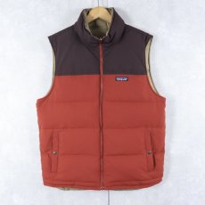 画像2: Patagonia リバーシブル ダウンベスト (2)