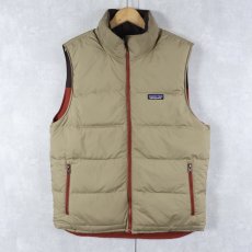 画像1: Patagonia リバーシブル ダウンベスト (1)